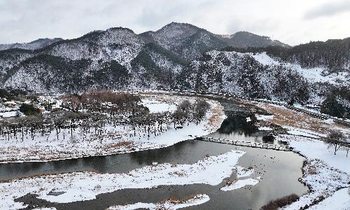 입선[사진] / 섶다리 설경 /  강원 영월